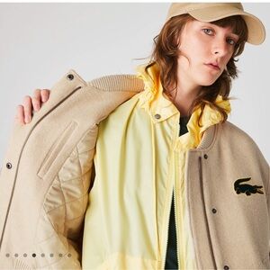 Women's Lacoste Oversized Wool Teddy Jacket XS - NWOT